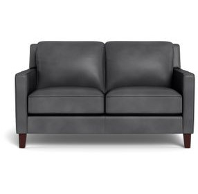 Arden Quartz Leather 60" Loveseat
