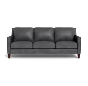 Arden Quartz Leather 86" Sofa