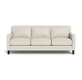 Arden Vanilla Leather 86" Sofa