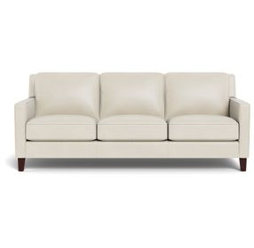 Arden Vanilla Leather 86" Sofa