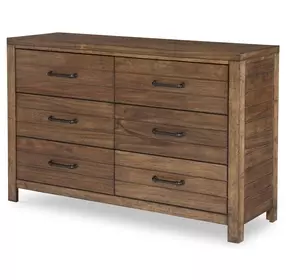Summer Camp Tree House Brown 6 Drawer Dresser
