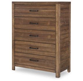 Summer Camp Tree House Brown 5 Drawer Chest