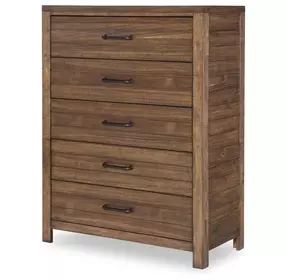 Summer Camp Tree House Brown 5 Drawer Chest