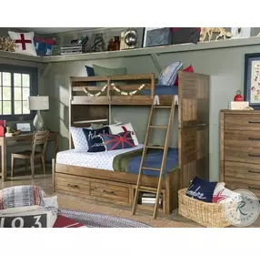 Summer Camp Tree House Brown Home Office Set