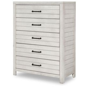 Summer Camp Stone Path Gray 5 Drawer Chest