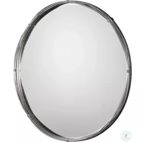 Nash Lightly Antique Metallic Silver Leaf Mirror