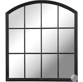 Merielle Rustic Aged Black Mirror