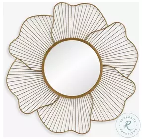 Tressia Antiqued Gold Mirror