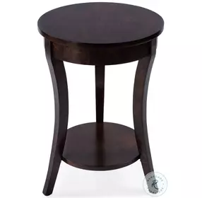 Holdin Dark Burl Side Table