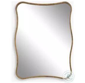 Iriana Antiqued Gold Vanity Mirror