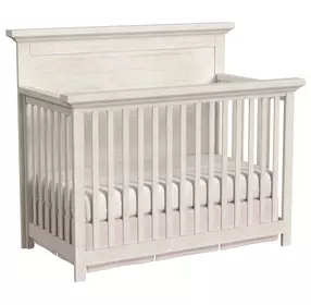 Westfield Brushed White Clean Headboard Convertible Crib