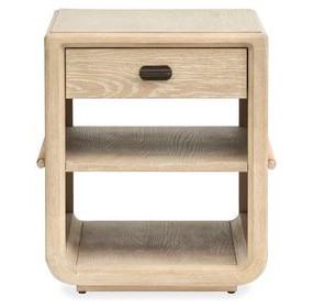 Sunset Cove Sanibel Brown Rectangular Chairside End Table