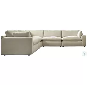 Elyza Linen 5 Piece Sectional