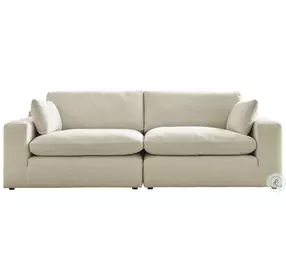 Elyza Linen Modular Loveseat