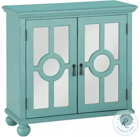 Poppy Antique Aqua Accent Chest