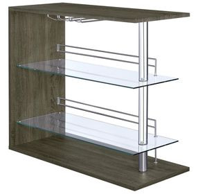 Prescott Grey Rectangular Bar Unit 