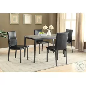 Garza Black Dining Room Set