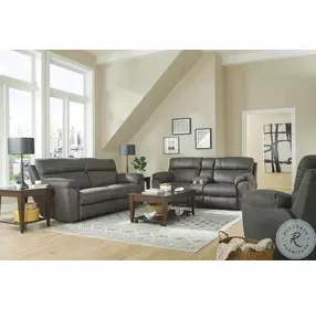 Atlas Charcoal Reclining Living Room Set