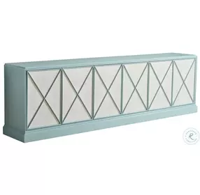 Studio Designs Soft Pale Blue Rosalind Long TV Stand