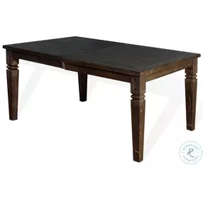 Havenstead Dark Brown 90" Extendable Rectangular Dining Table