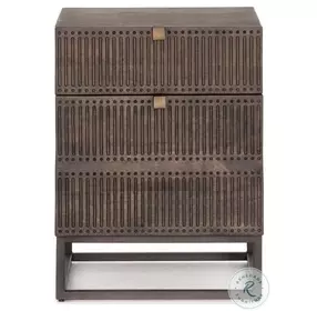 Kelby Vintage Brown 2 Drawer Filing Cabinet