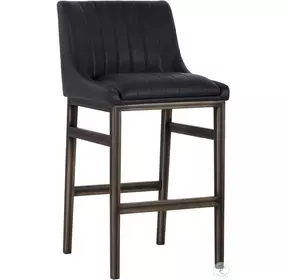 Ellsworth Vintage Black Bar Stool