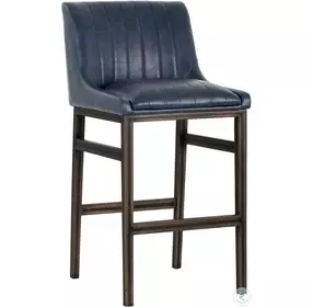 Halden Vintage Blue Bar Stool