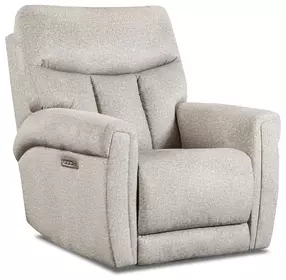 Sutton Tweed Zero Gravity Triple Power Recliner with USB Charging