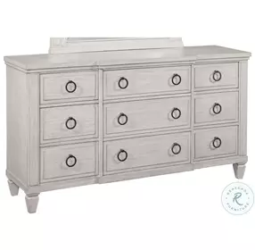 Salter Path White Grain 9 Drawer Dresser