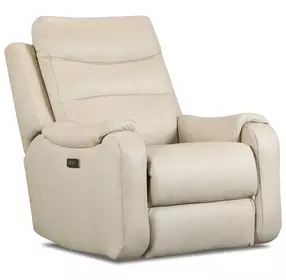 Sheridan Linen Leather Zero Gravity Power Recliner with Power Headrest and USB Charging