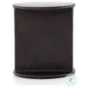 Griffon Rustic Fossil Side Table