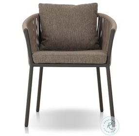 Porto Ellor Brown Outdoor Dining Chair