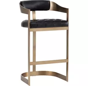 Highclere Cantina Black Bar Stool