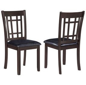 Lavon Black Side Chair Set of 2