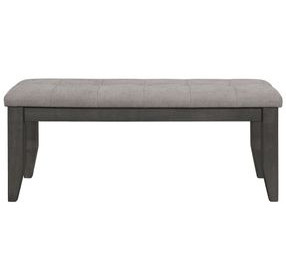 Dalila Dark Grey Padded Cushion Bench