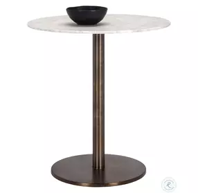 Enco Antique Gold Counter Height Dining Table
