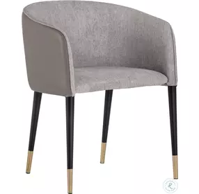 Hampton Grey Dining Arm Chair