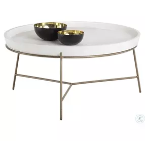 Salvadori Ivory Coffee Table