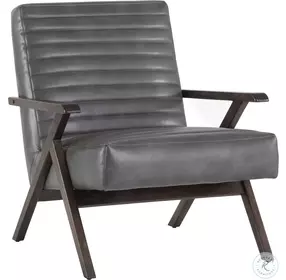 Ellington Magnetite Grey Peyton Lounge Chair