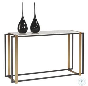 Garnet White Console Table