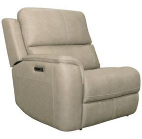 Henry Beige Leather Zero Gravity LAF Power Recliner with Power Headrest and USB Charging