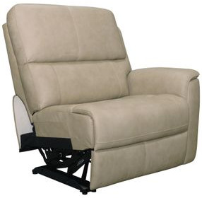 Henry Beige Leather Zero Gravity RAF Power Recliner with Power Headrest and USB Charging