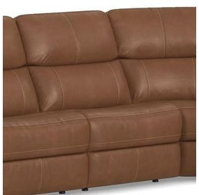 Linden Caramel Leather Armless Chair