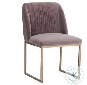 Nevin Blush Purple Dining Chair Set Of 2