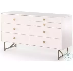 Van Matte Alabaster 7 Drawer Dresser