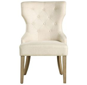 Florence Beige Upholstered Side Chair