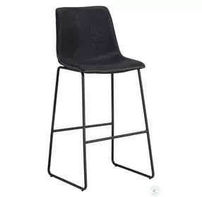 Inglewood Antique Black Bar Stool Set Of 2