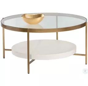 Gia White Coffee Table