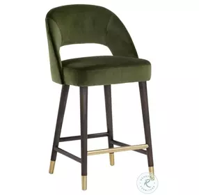 Monae Moss Green Counter Height Stool