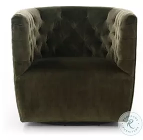 Hanover Surrey Olive Swivel Chair